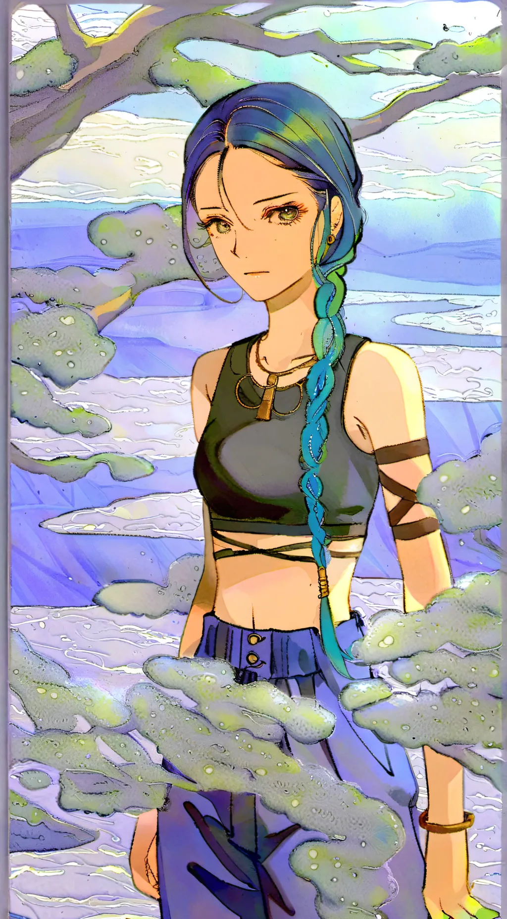 ai character: Arcane (LoL) background
