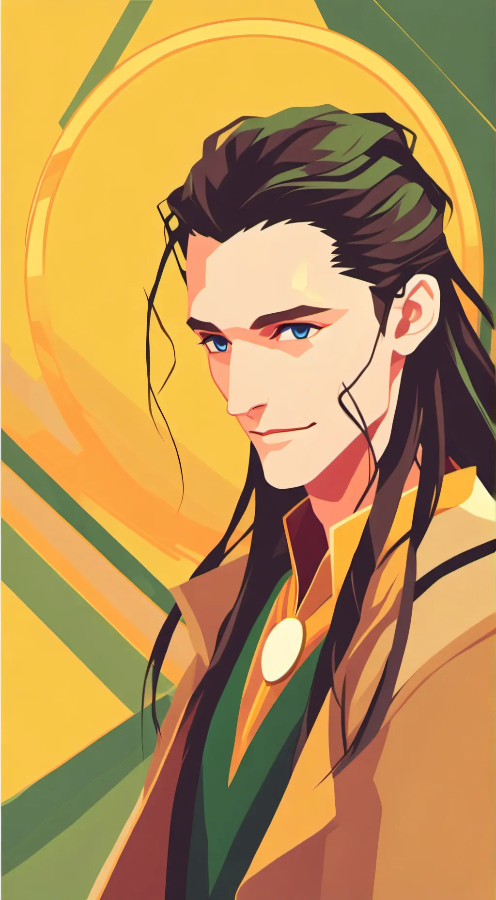 ai character: The trickster god background