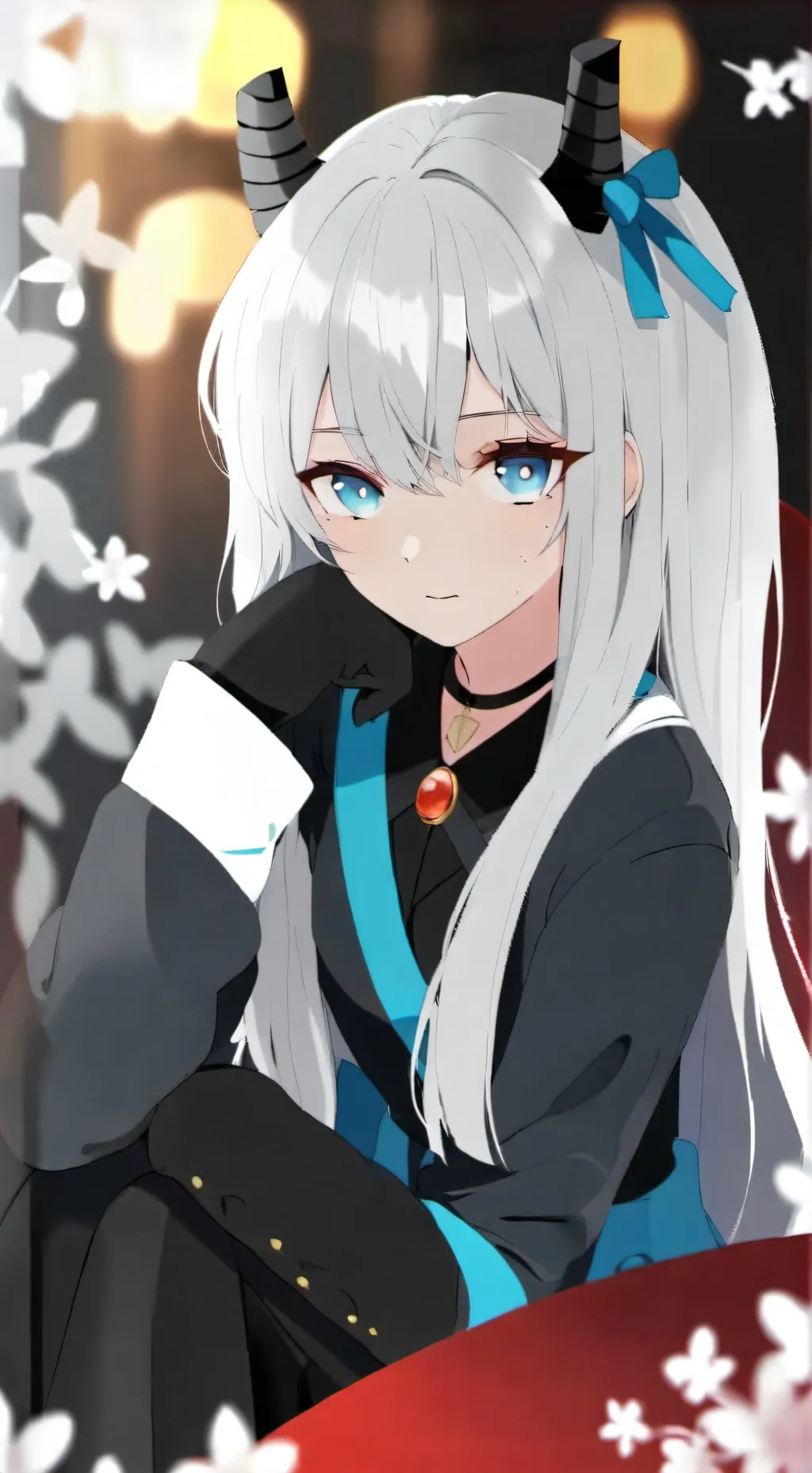ai character: Aura background