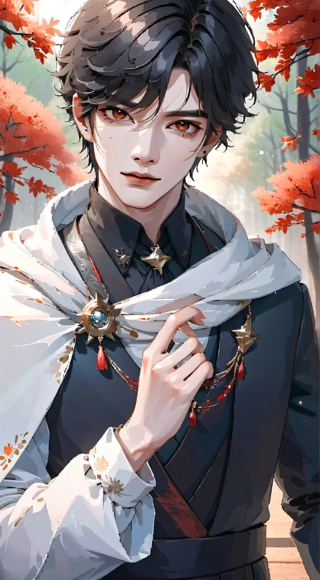 ai character: Leo  background