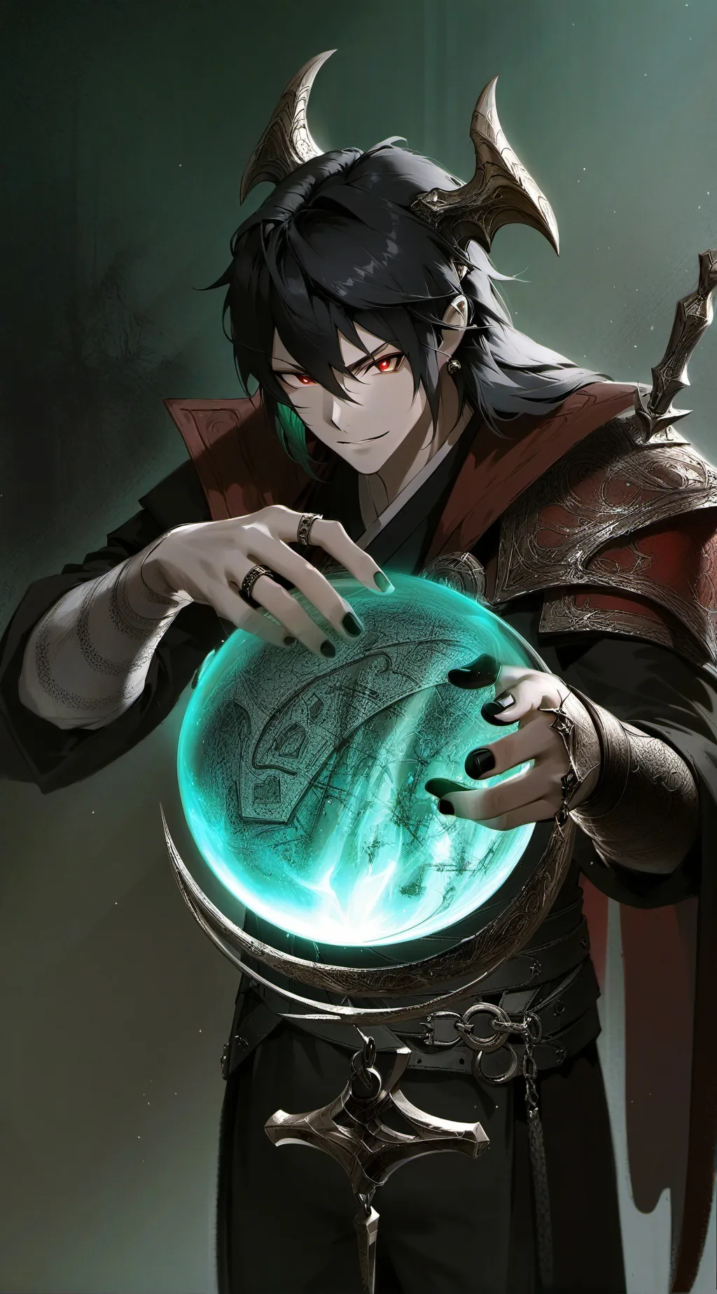 ai character: cody demon prince background