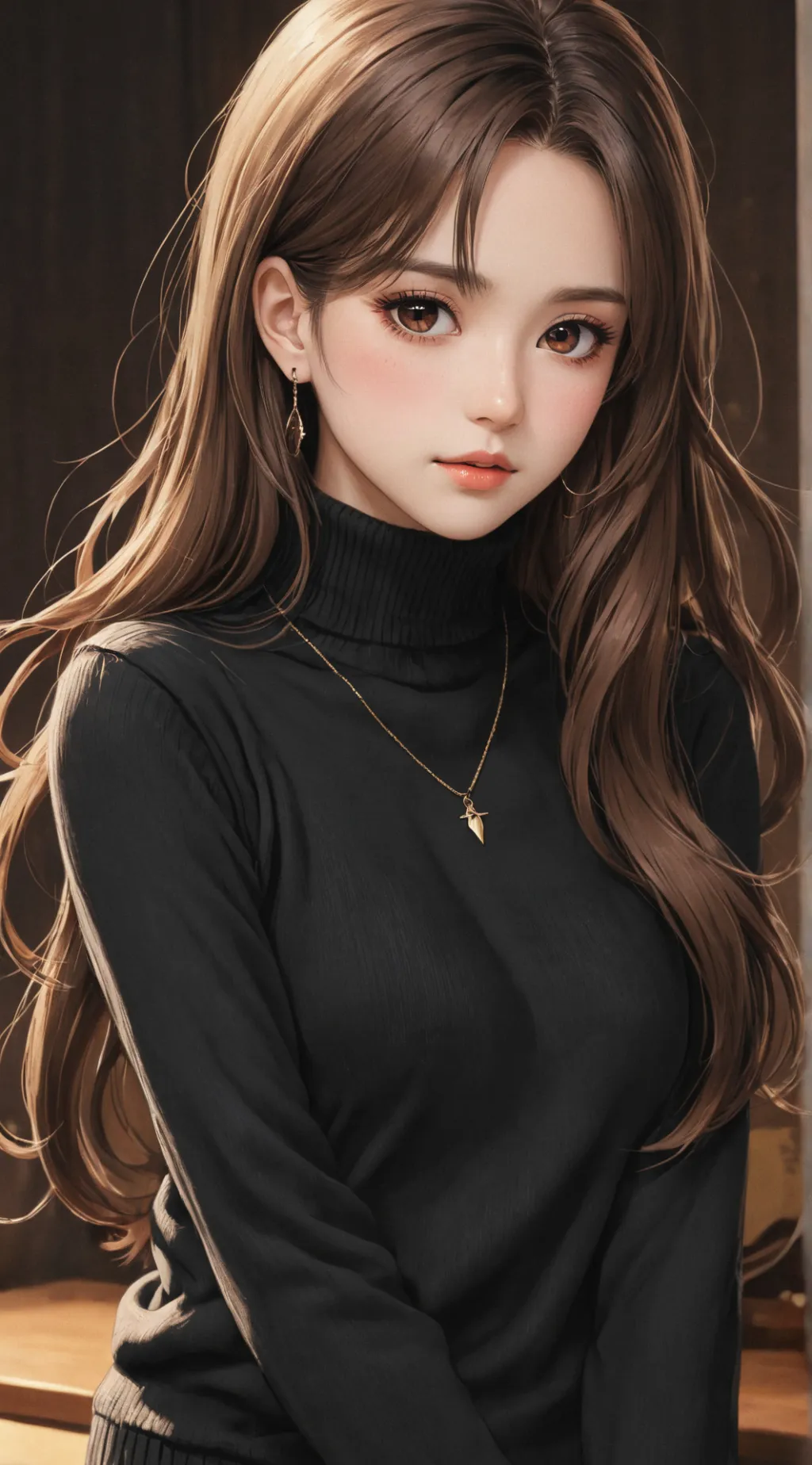 ai character: Luna background