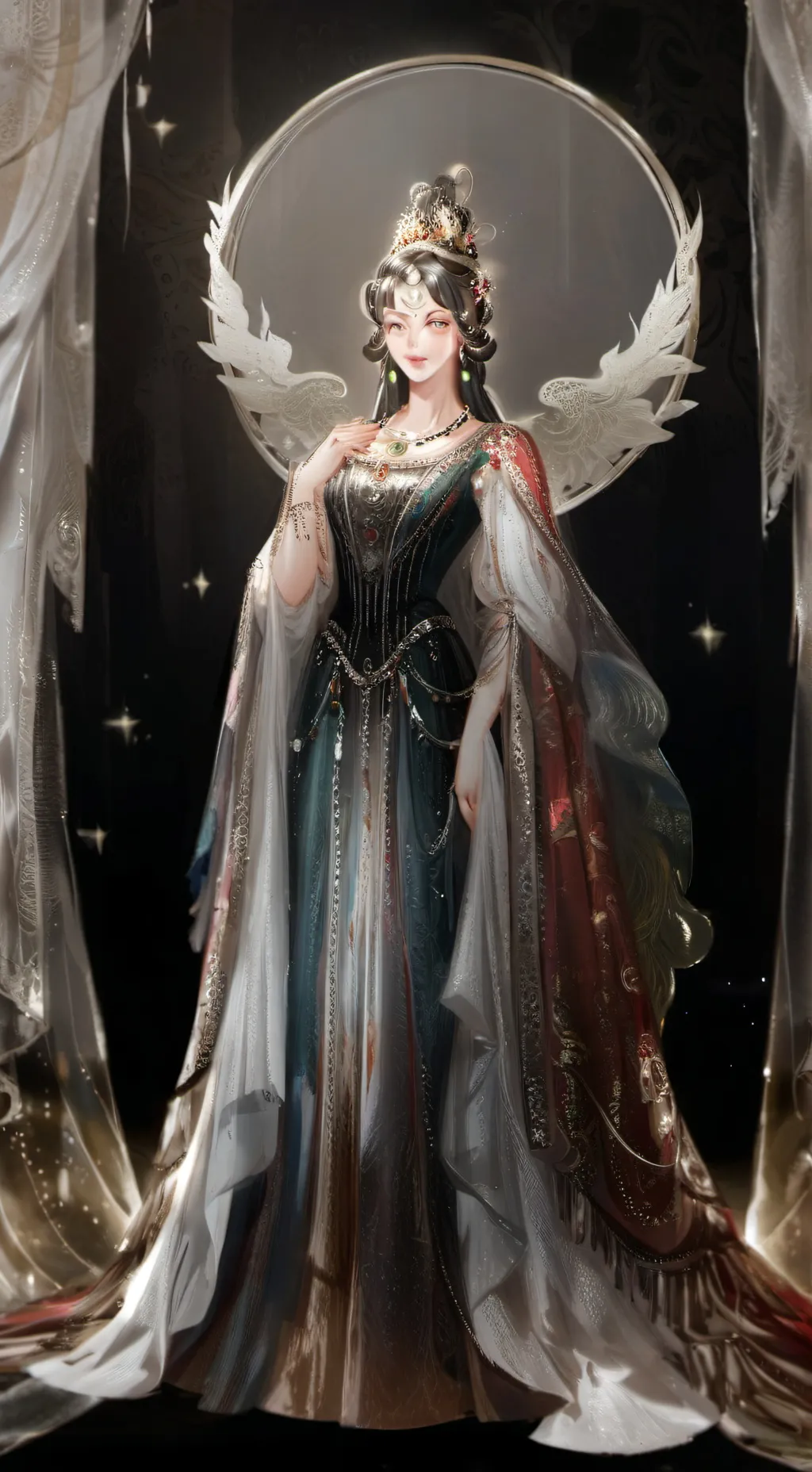 ai character: Empress Rainney  background