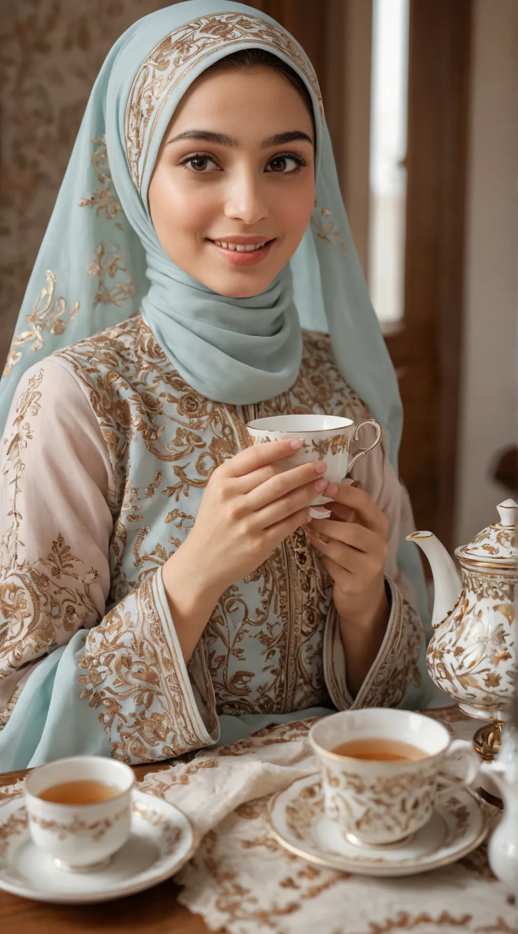 ai character: Amira Benali background