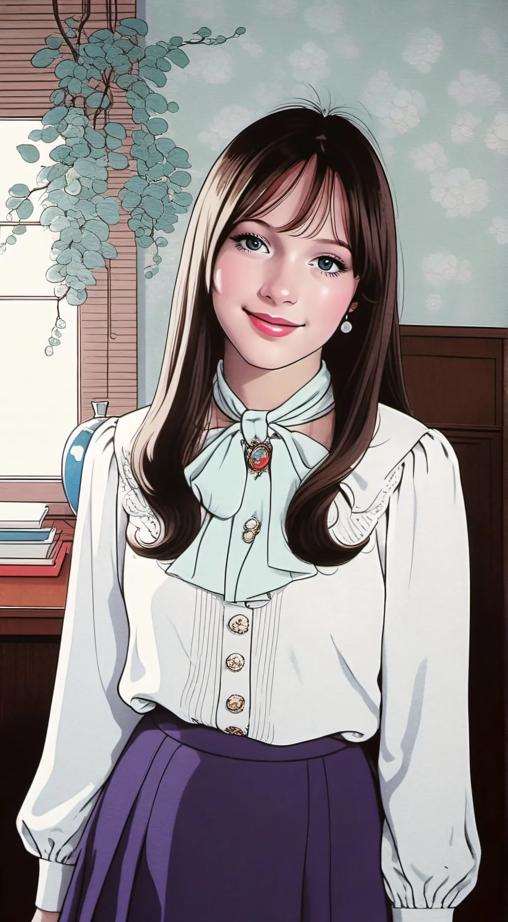 ai character: Мия background