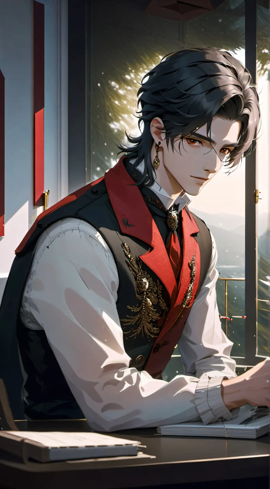 ai character: Aaron background