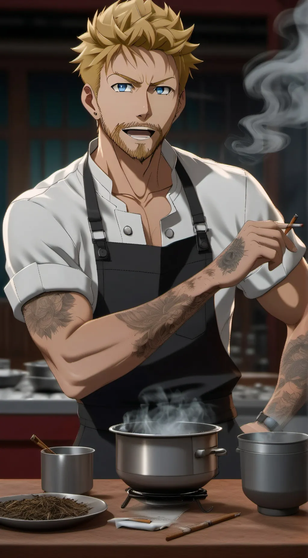 ai character: Baldroy background