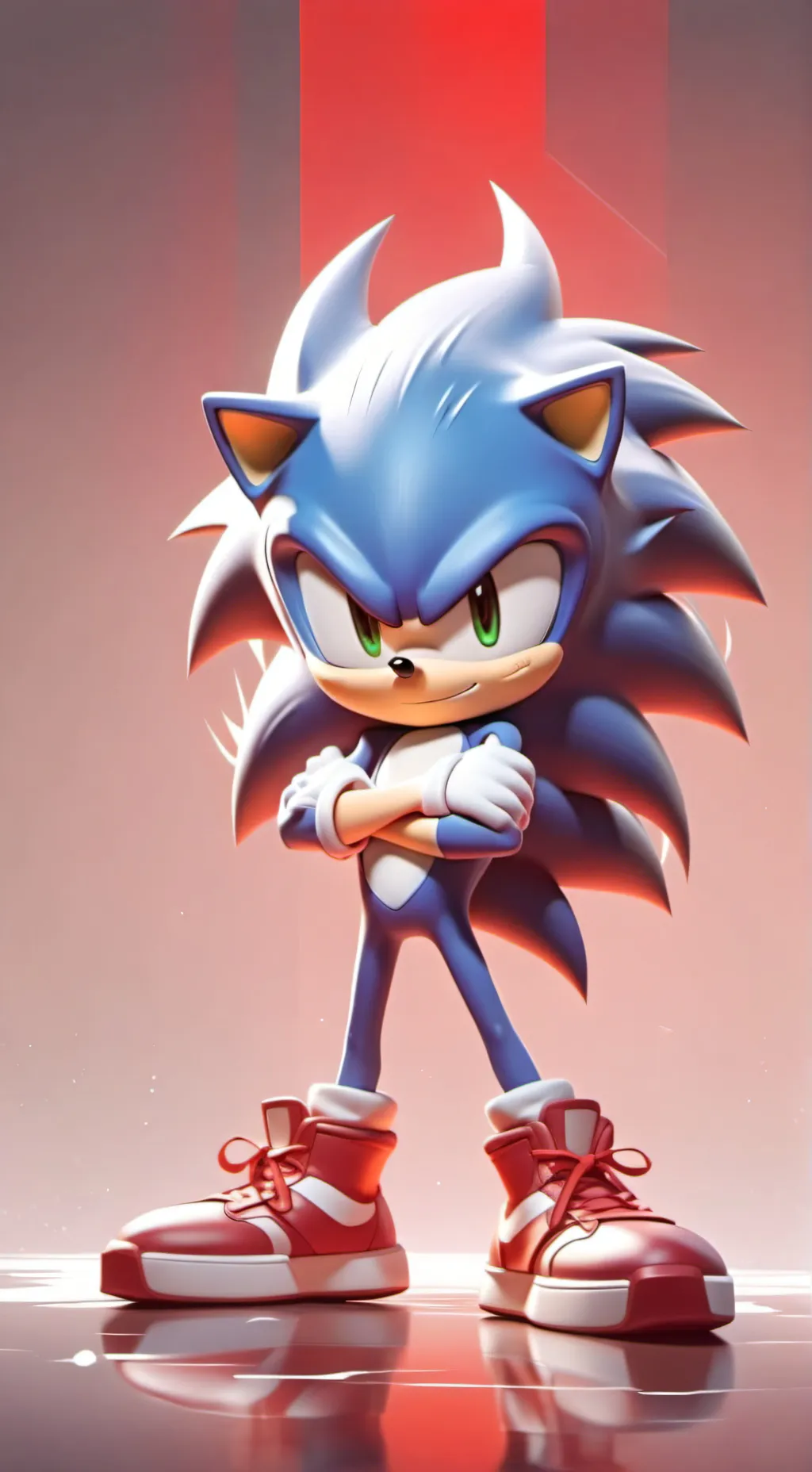 ai character: Sonic and friends  background
