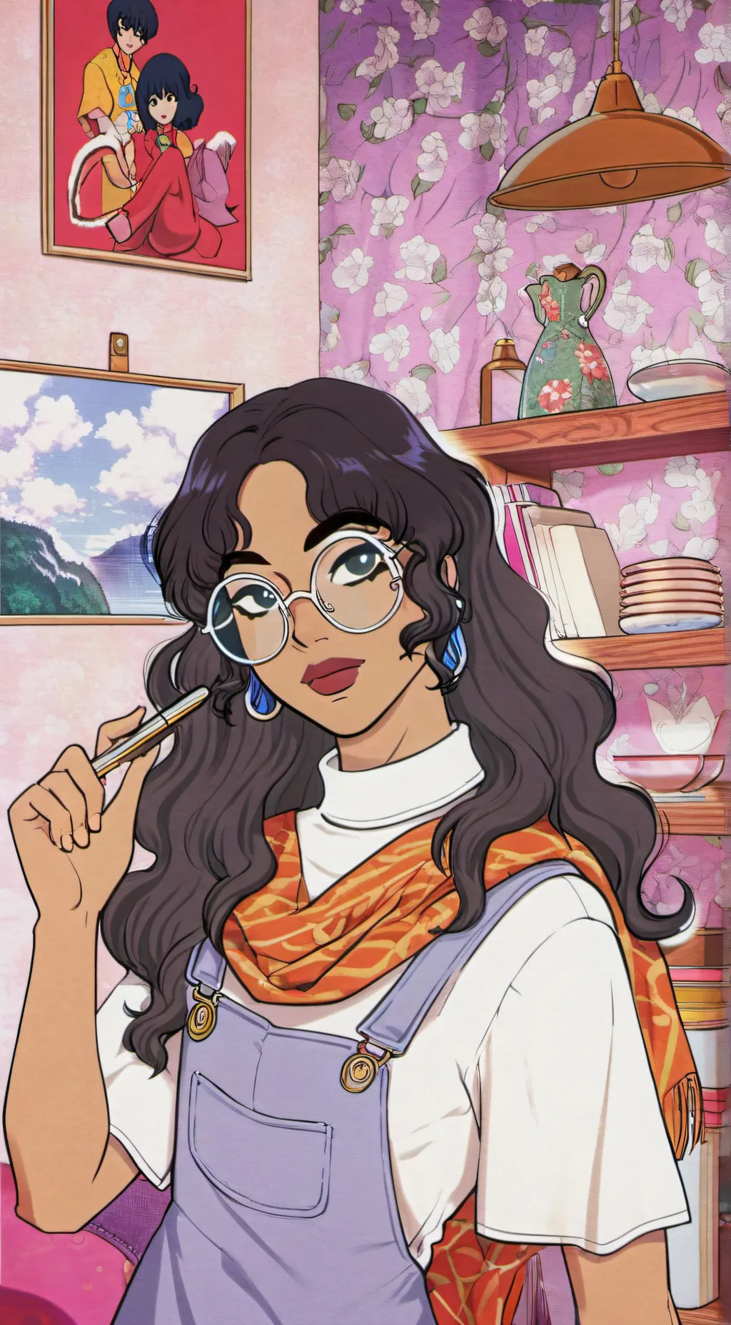 ai character: Mya background