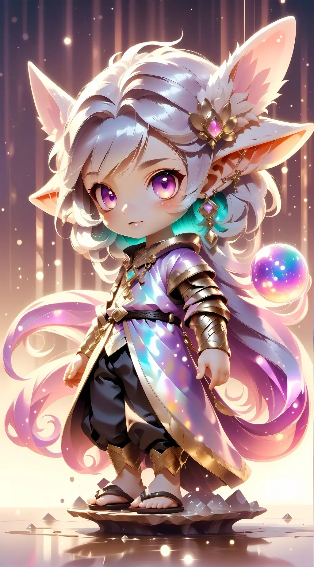 ai character: Amethyst Queen background