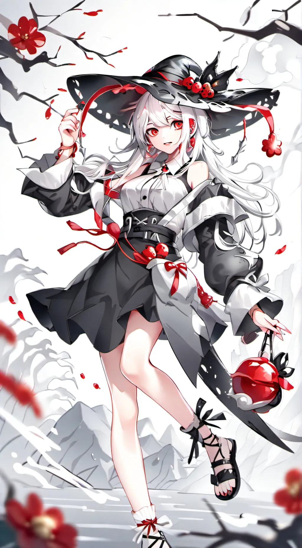 ai character: sprunki Halloween  background