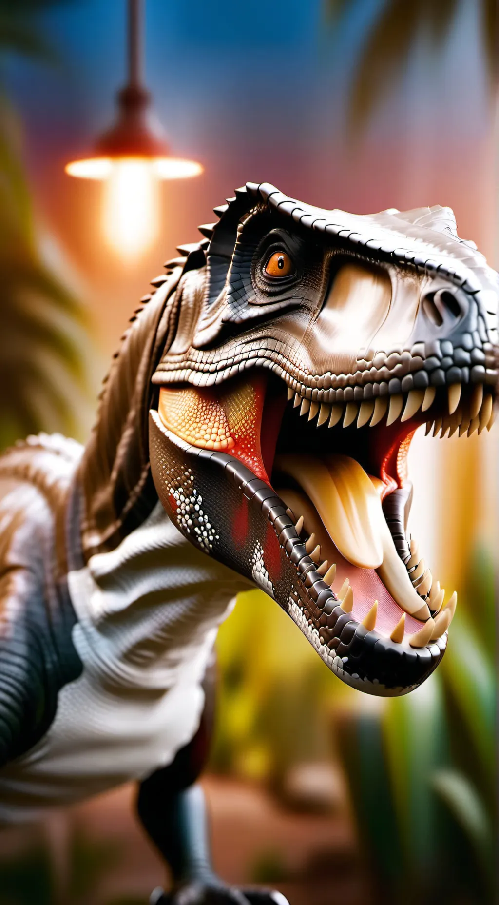 ai character: Jurassic park background