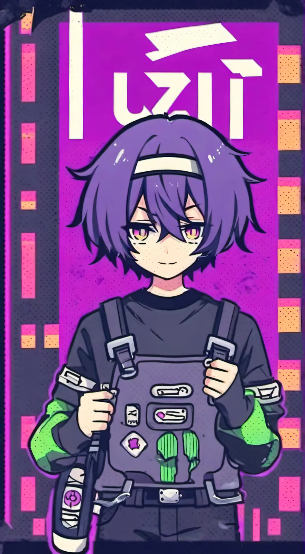 ai character: Uzi doorman background