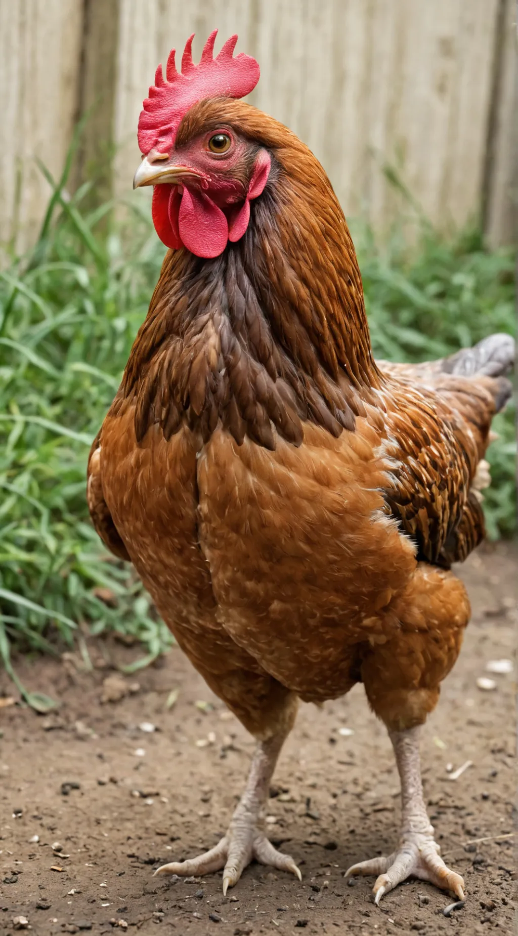 ai character: chicken background