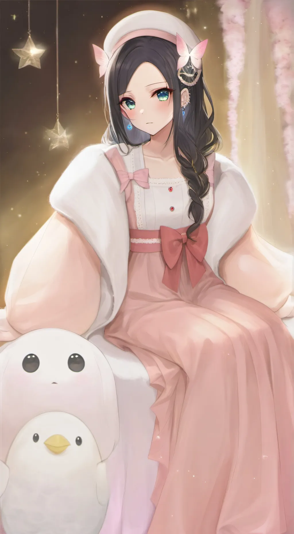 ai character: Rose background