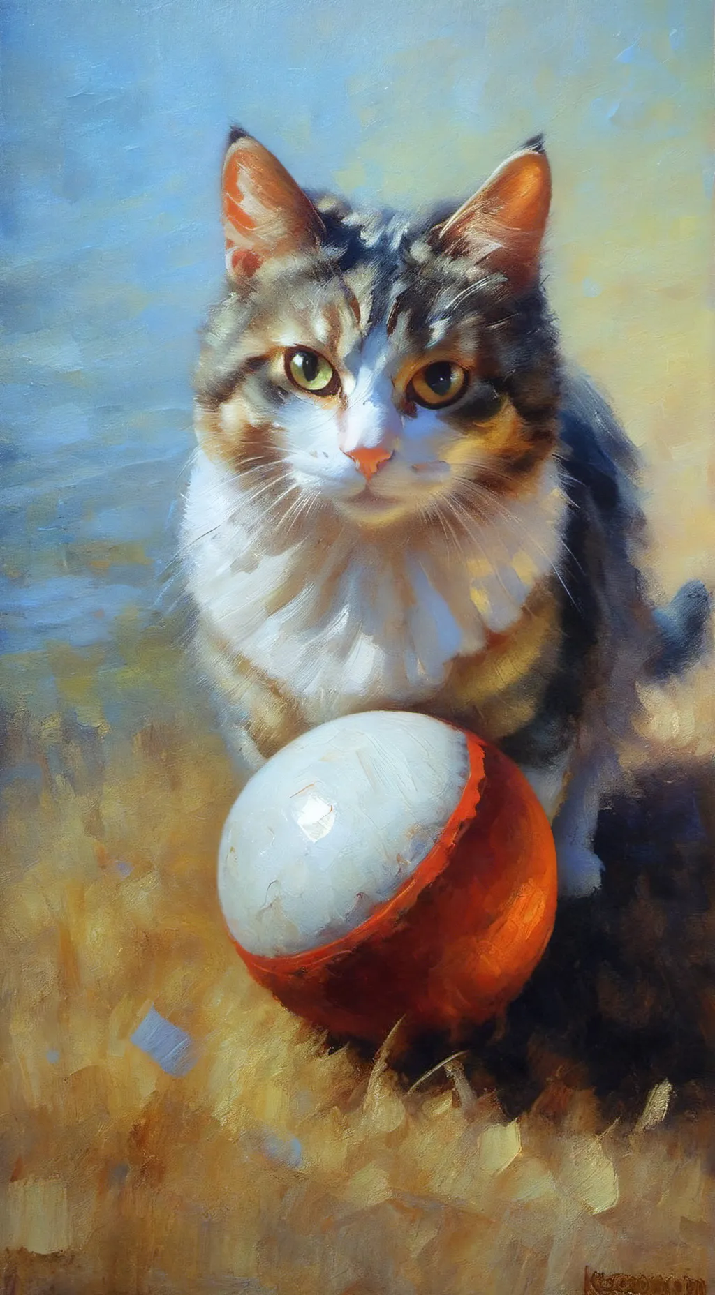 ai character: BAD CAT background