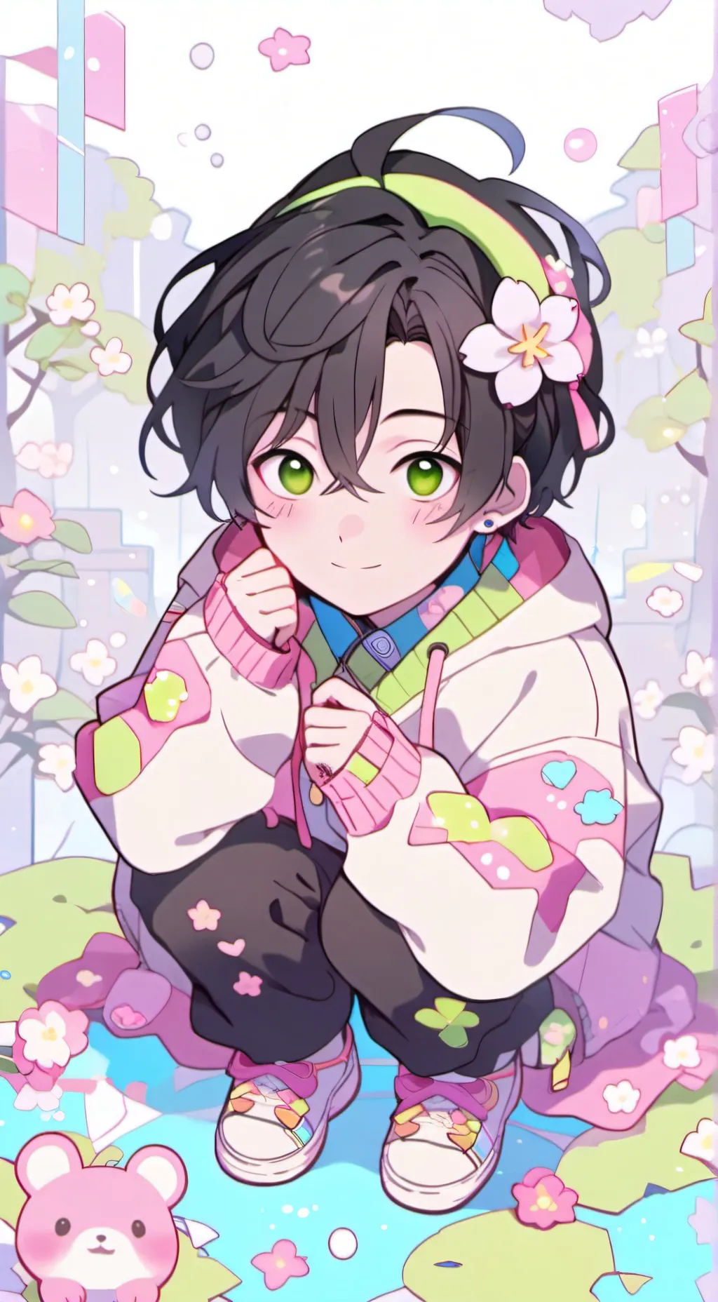 ai character: Niki!  background
