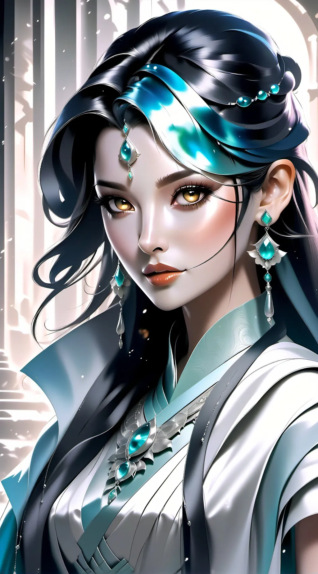 ai character: N x uzi background