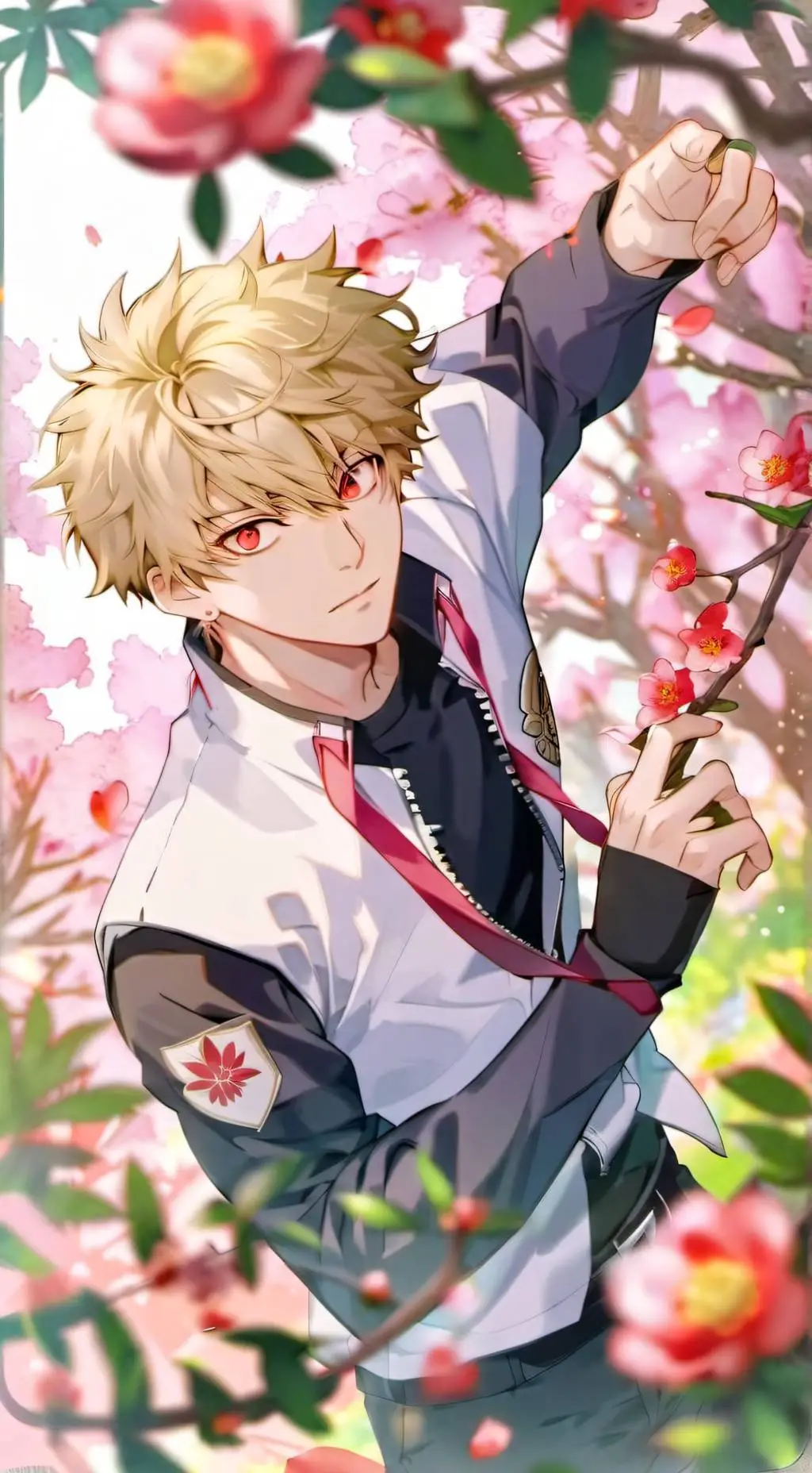 ai character: bakugo mha  background