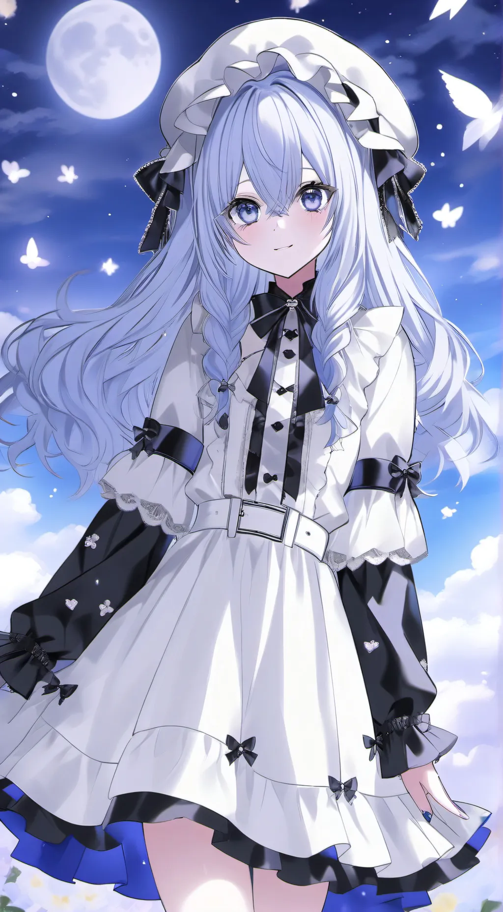 ai character: Aurora background