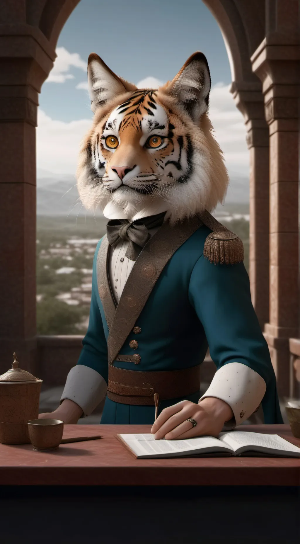 ai character: capitan leon background