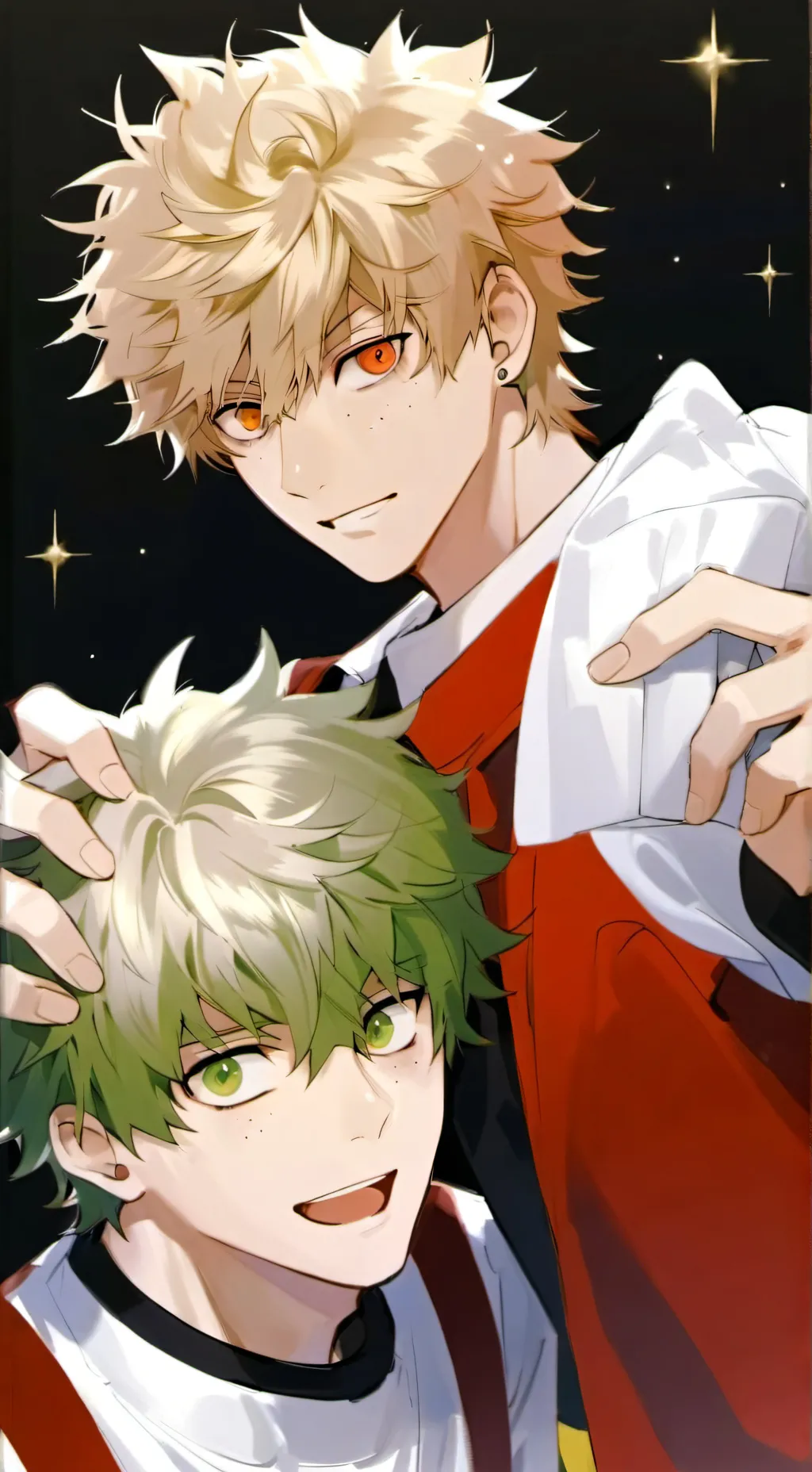 ai character: Party BKDK-🧡💚 background