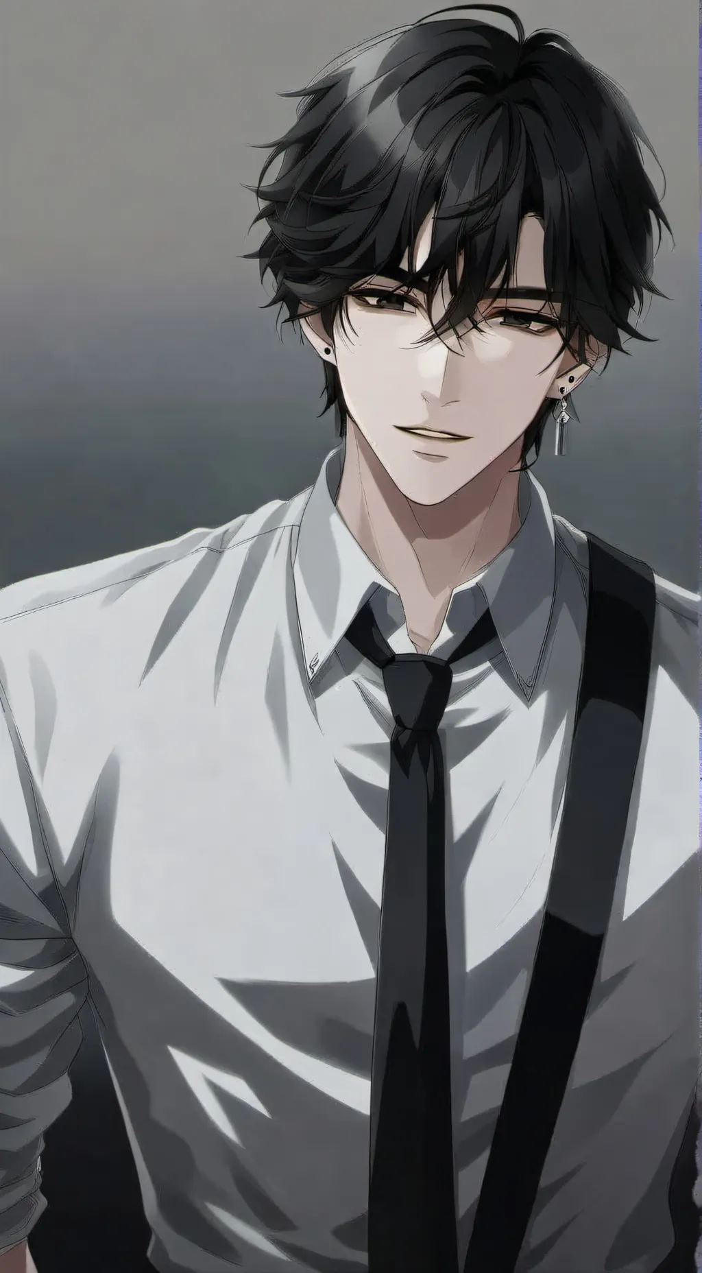 ai character: Sebastian  background