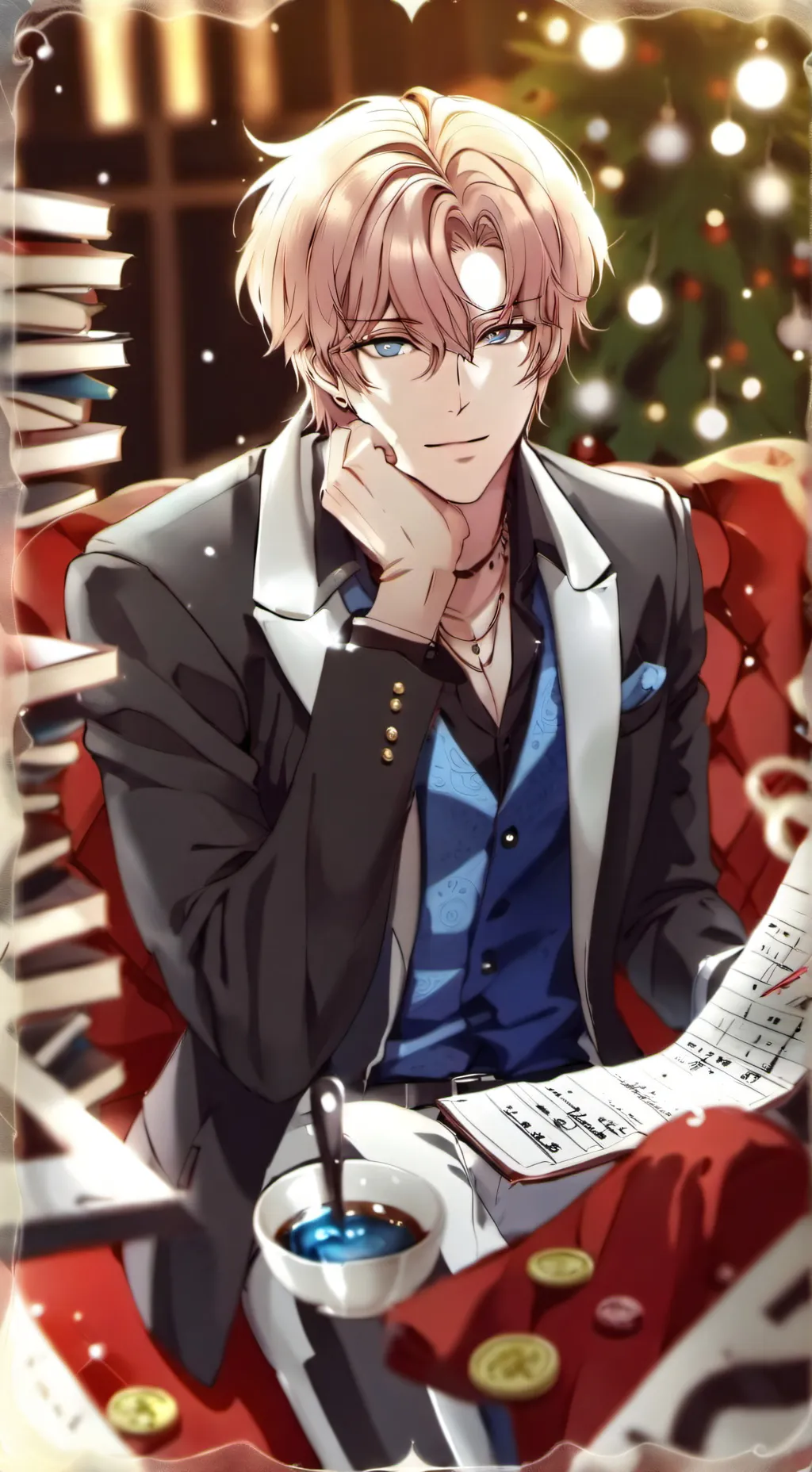 ai character: Léo background