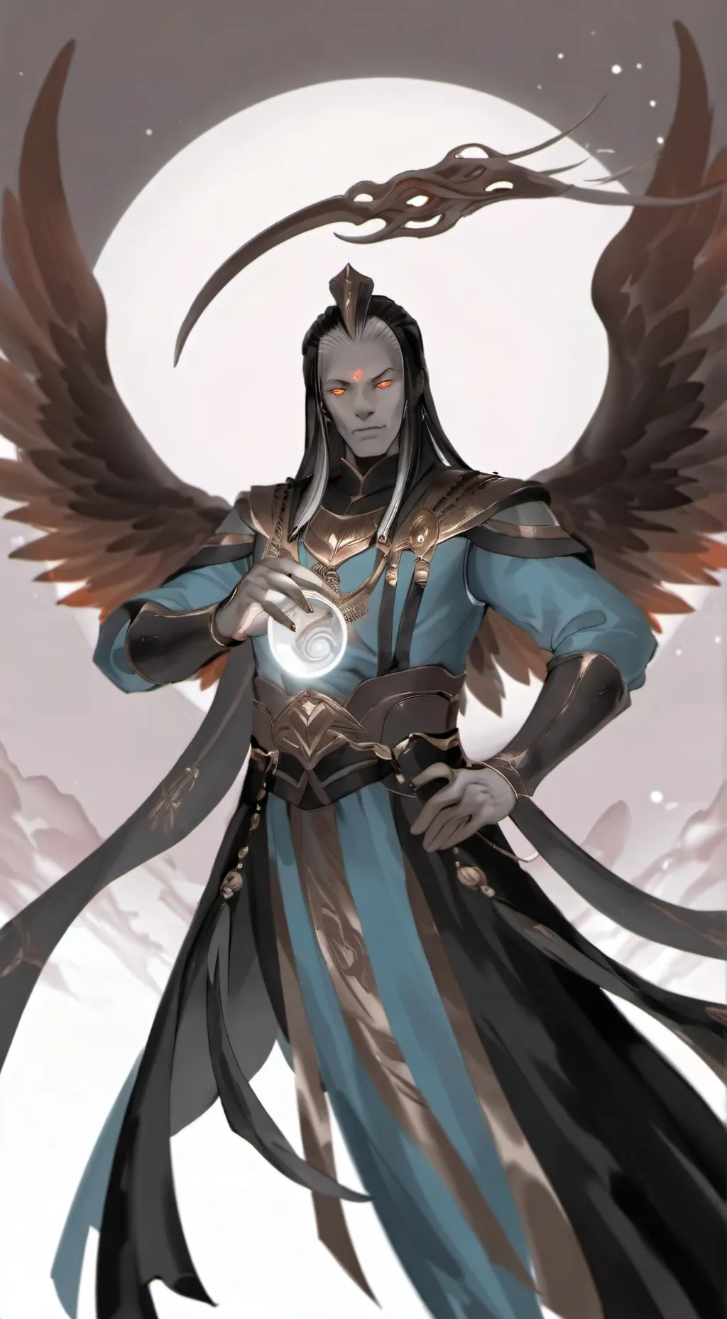 ai character: the fallen one background