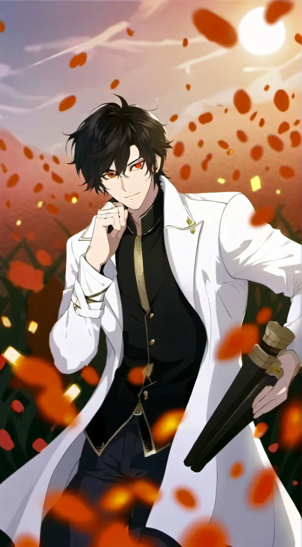 ai character: LOV  background