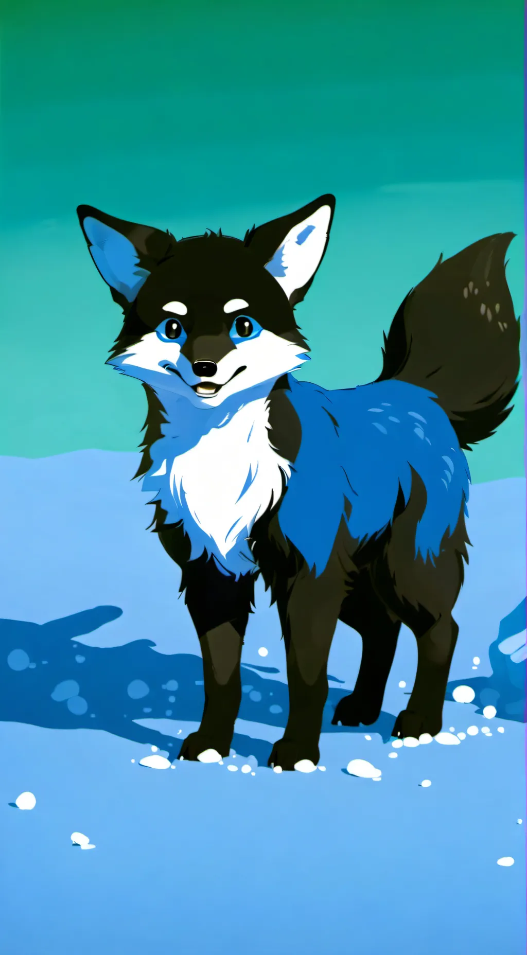 ai character: Furry school  background