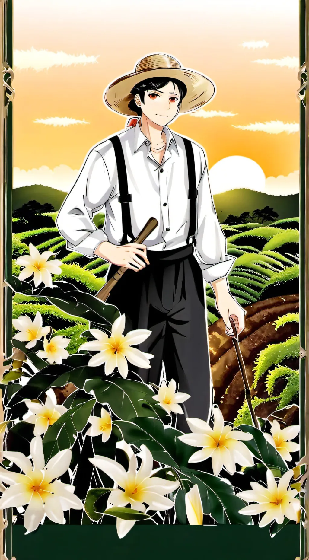 ai character: Philippine ball background