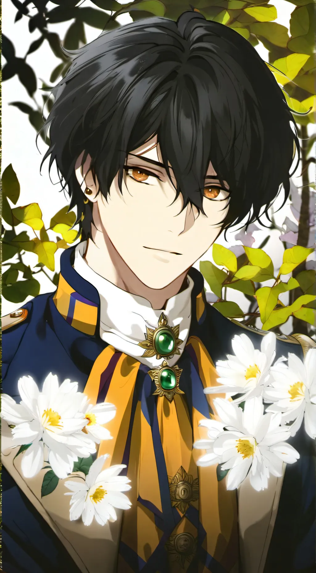 ai character: Théo background
