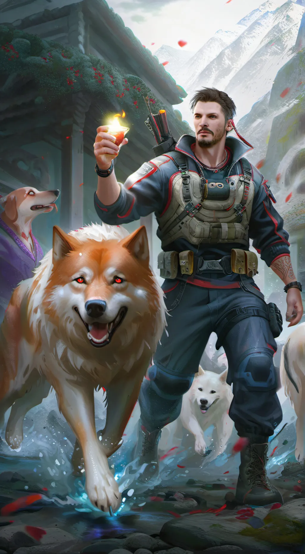 ai character: Cod hybrids  background