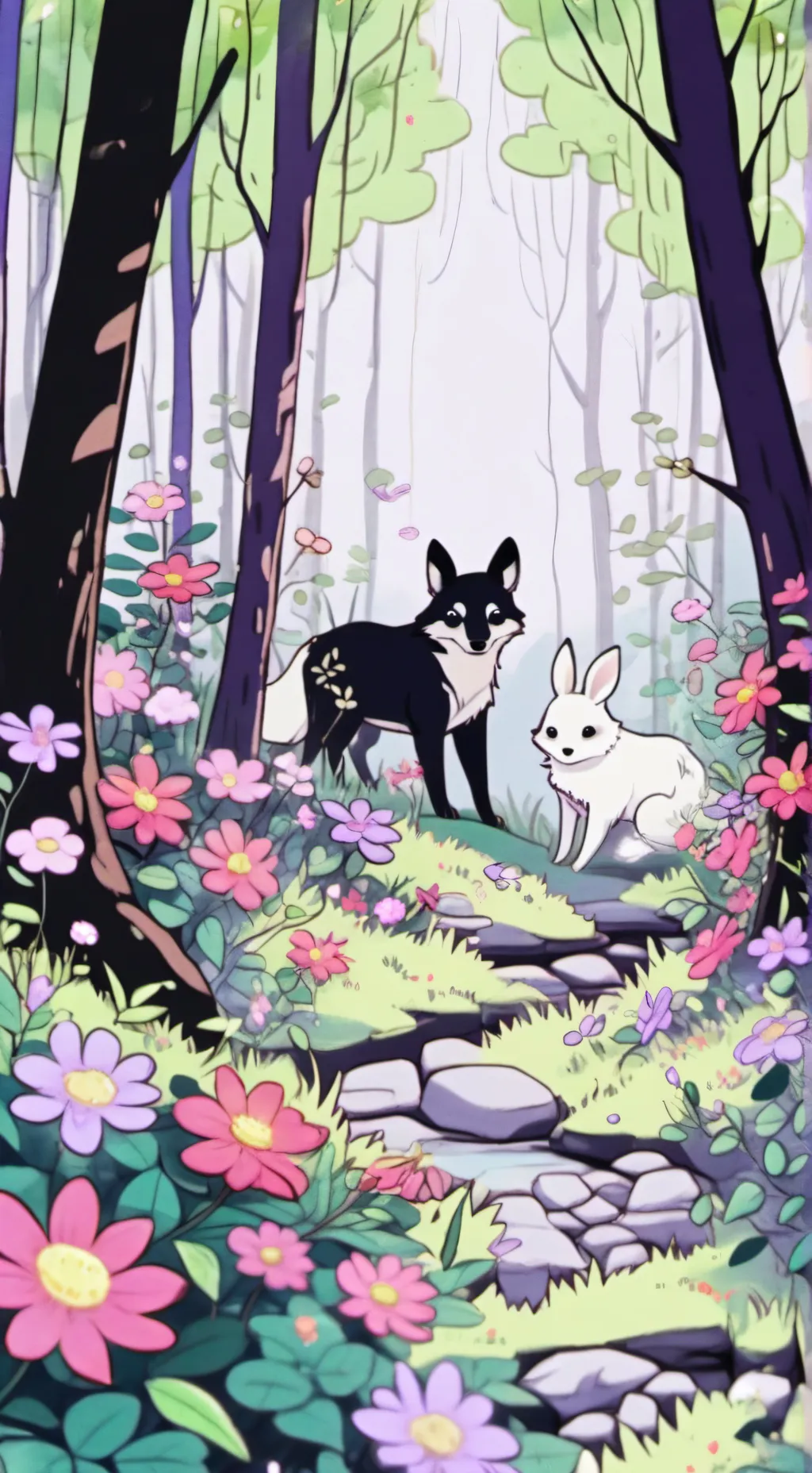 ai character: My Neighbor Totoro background