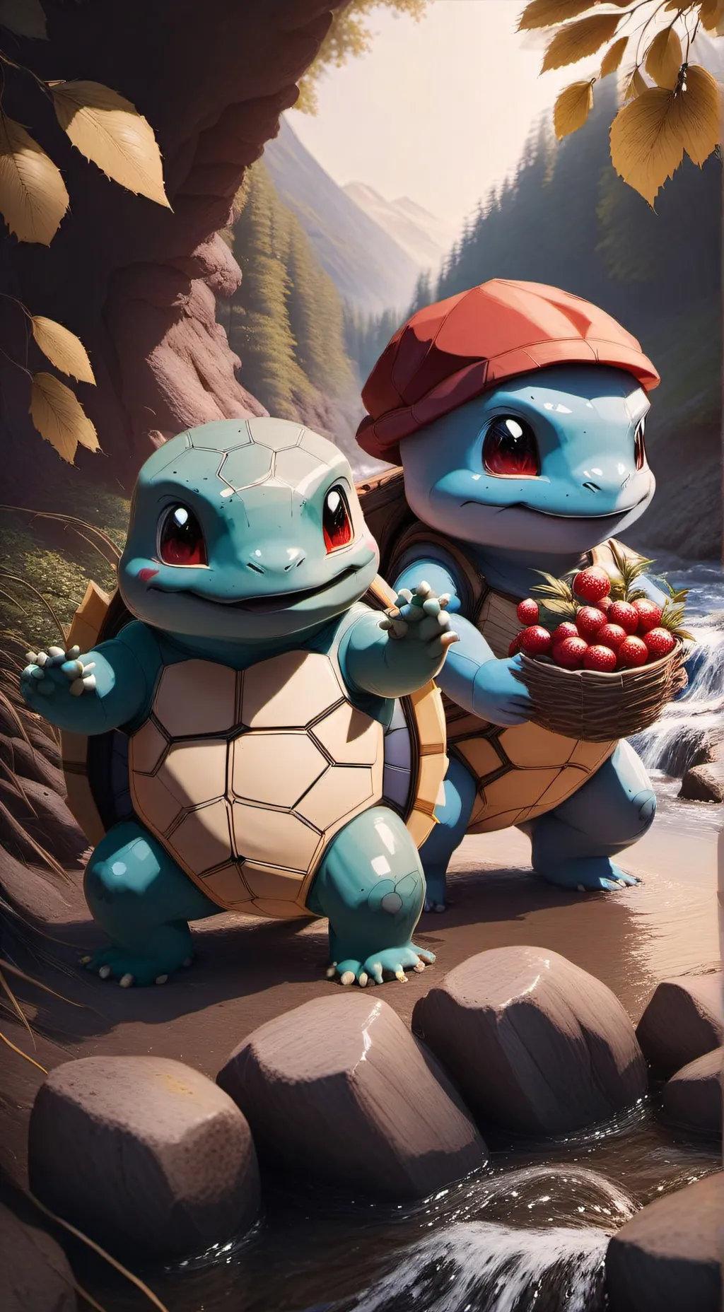 ai character: Squirtle background
