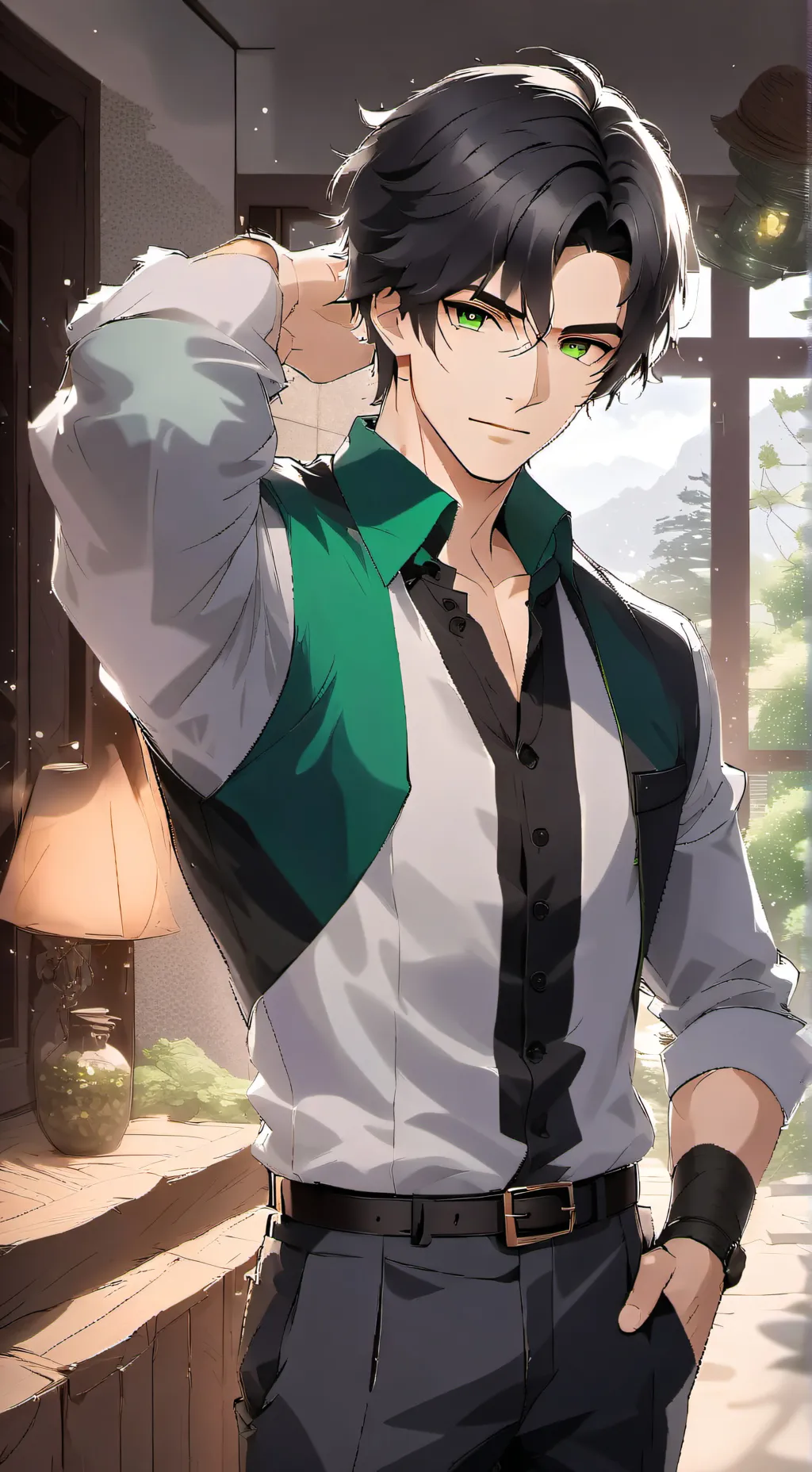 ai character: ☆《Shay》☆ background