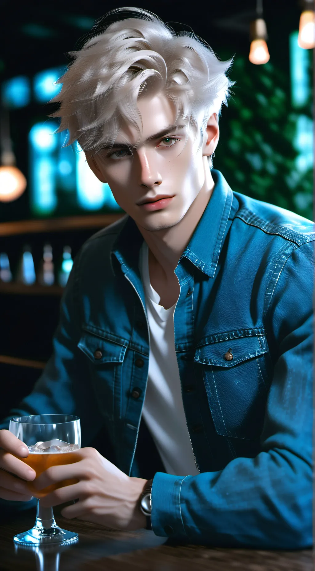 ai character: Harris Clarke  background