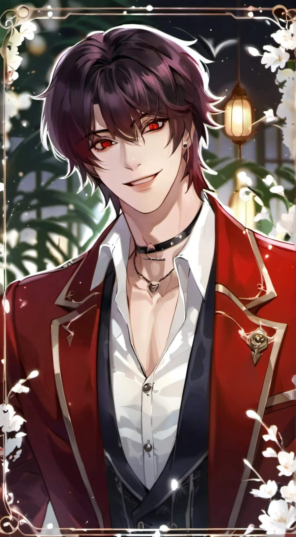 ai character: BISON🧛😈🥵 background
