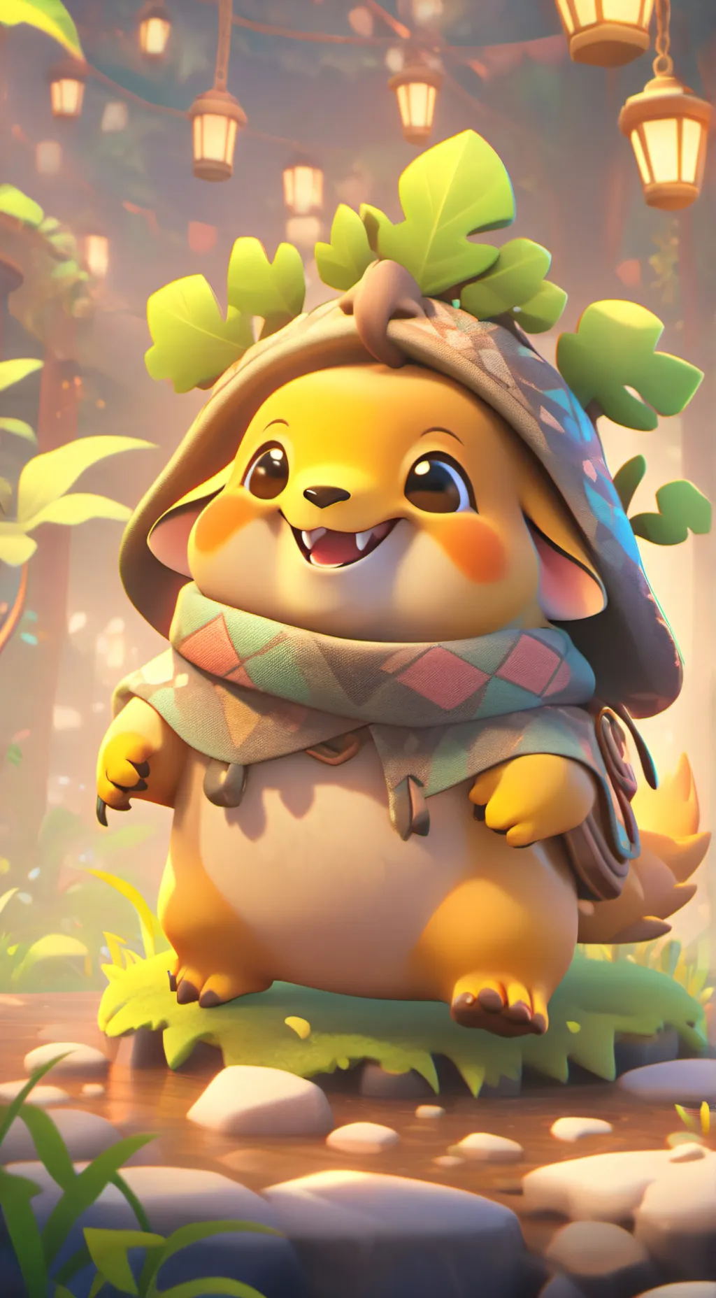 ai character: Smiling Critters!! background