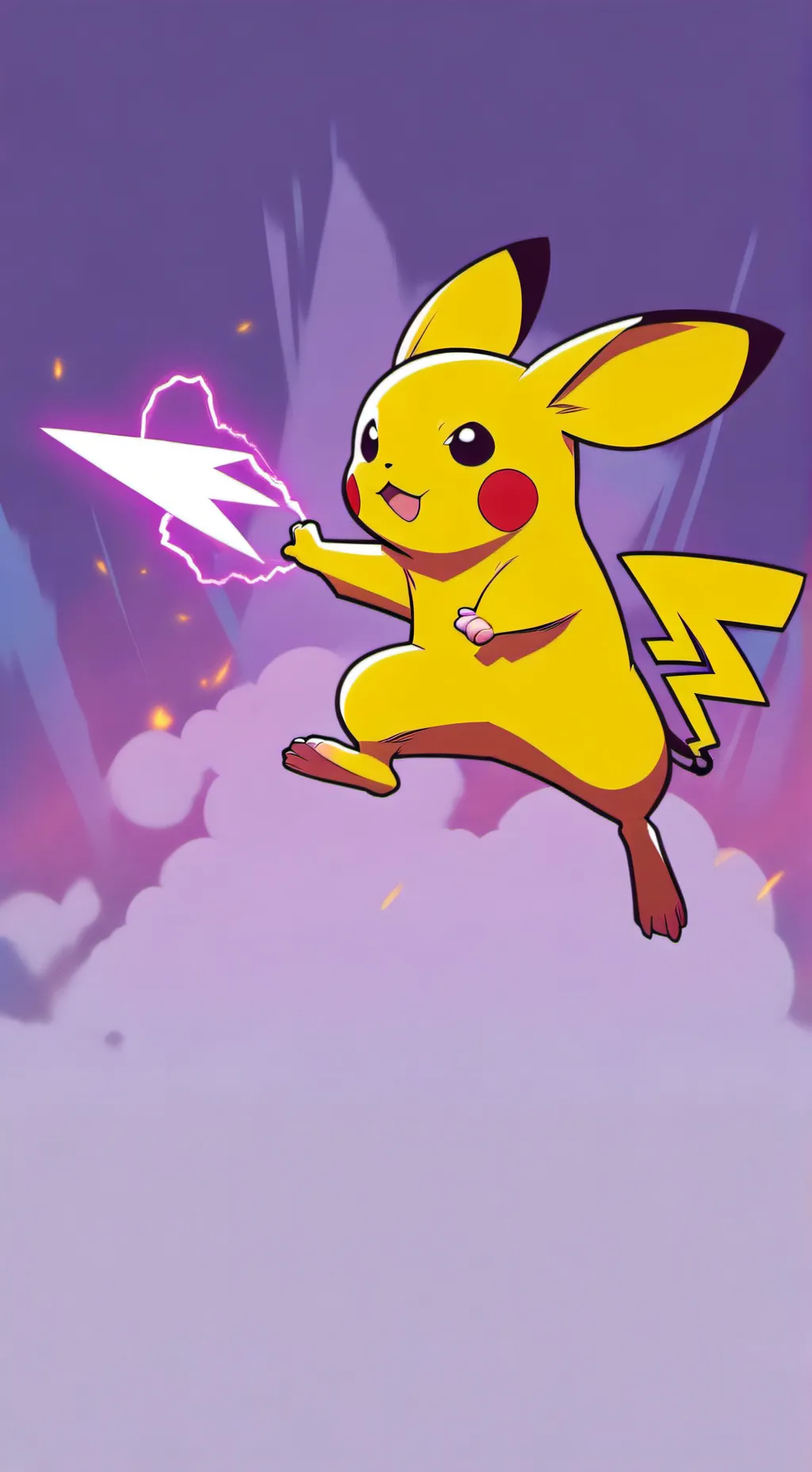 ai character: Jazz Pikachu background