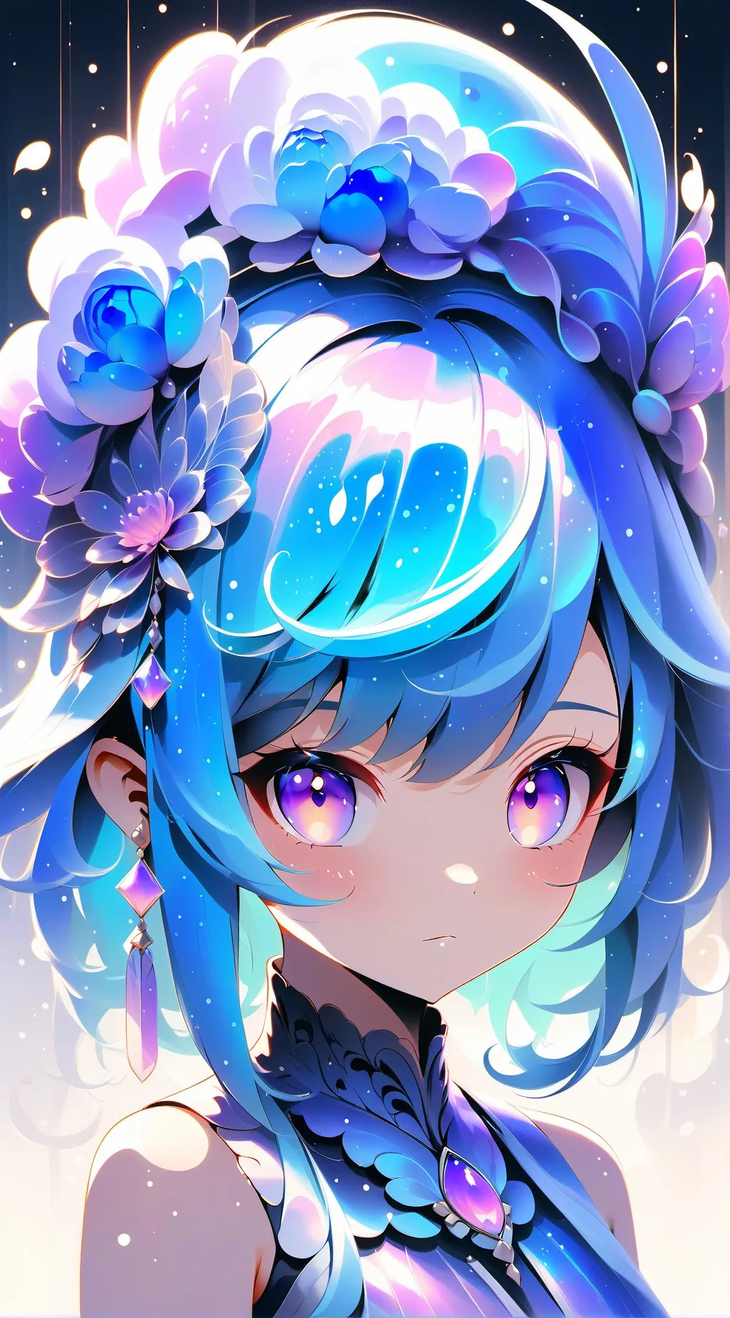 ai character: Luna background
