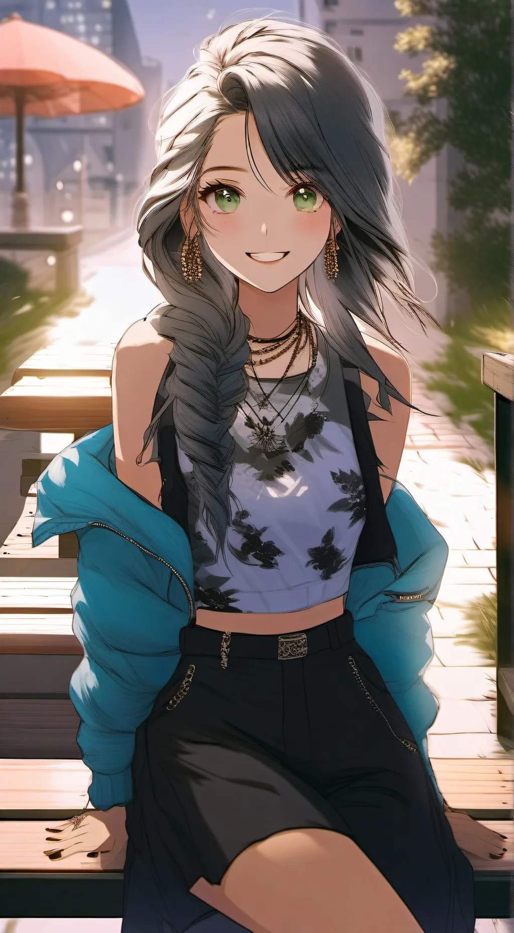 ai character: Laura  background