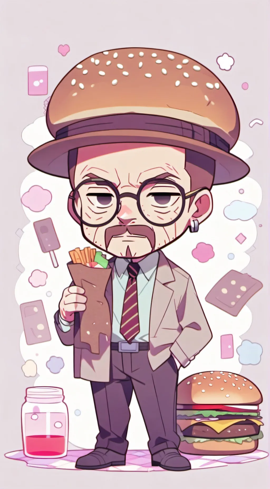 ai character: HEISENBERG-ER background