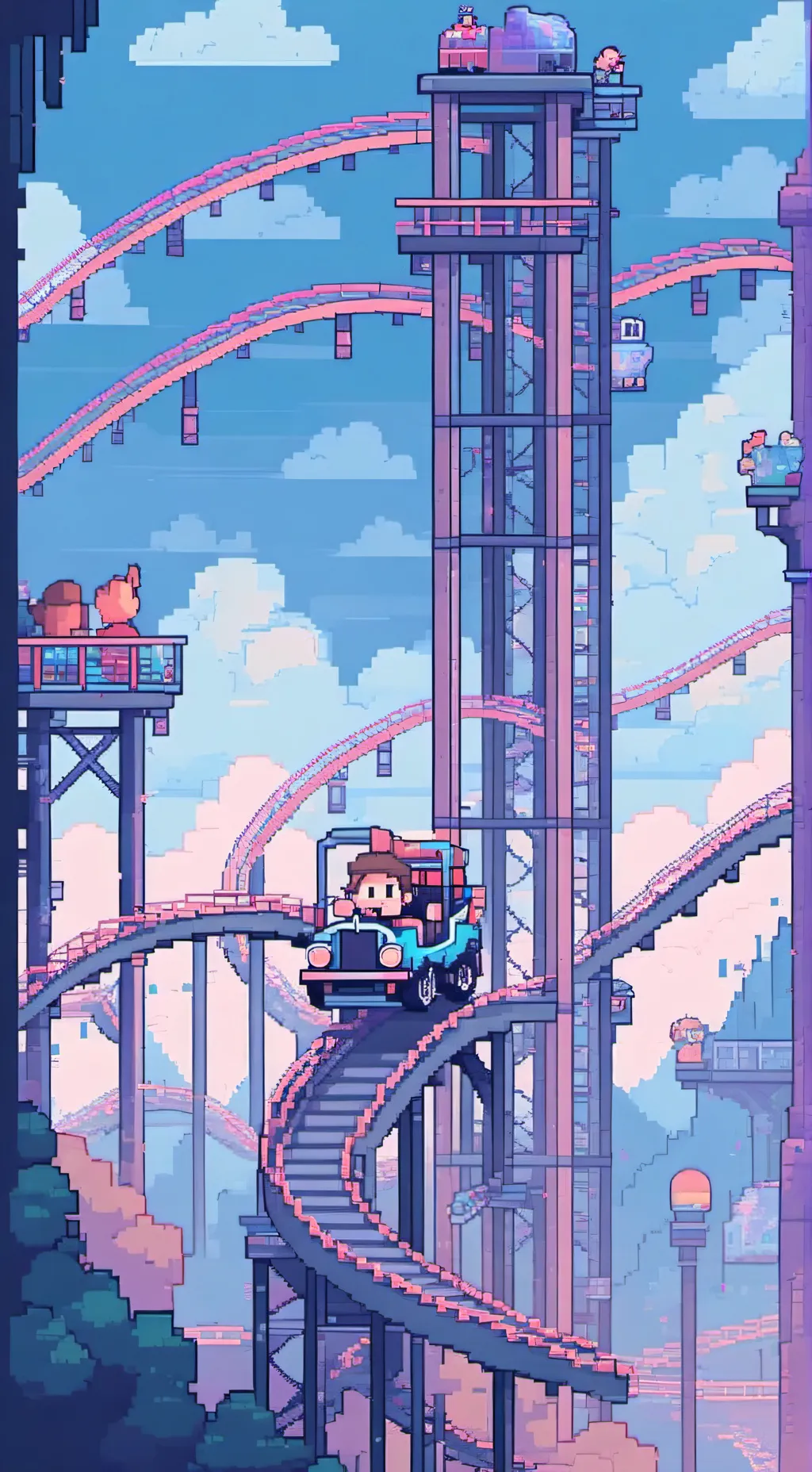 ai character: 🎢MHA THEME PARK!🎢 background