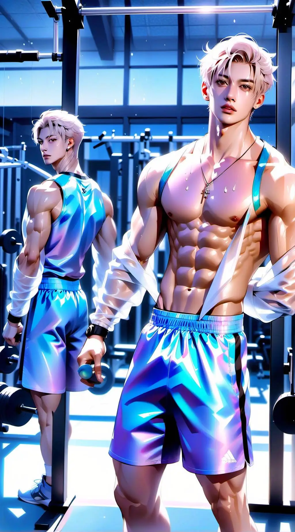 ai character: Alexander y Alber  background