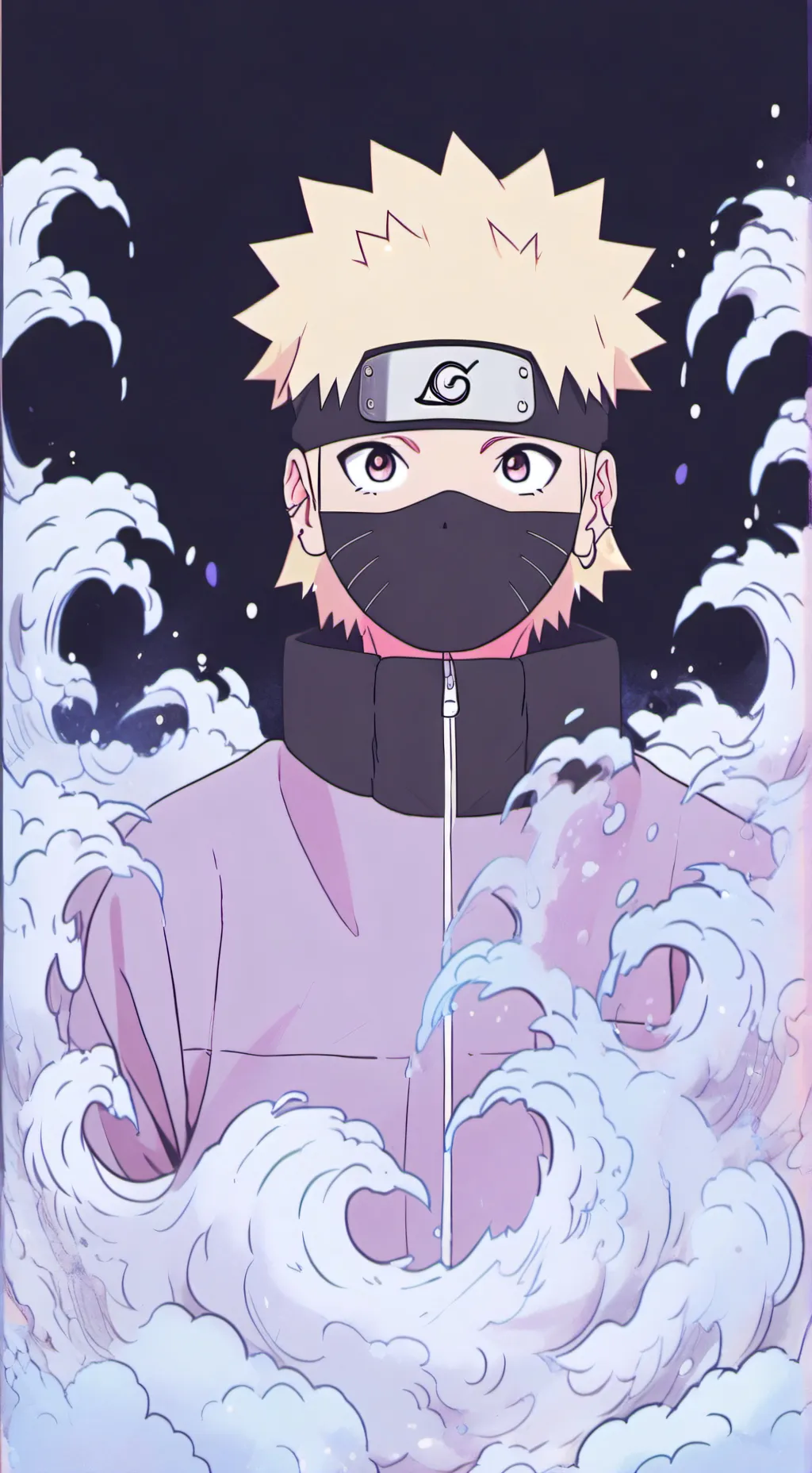 ai character: NARUTO UZUMAKI background