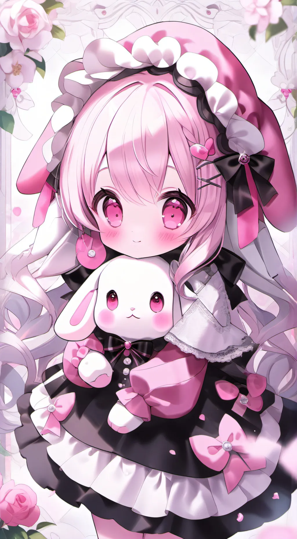 ai character: pinki x oran background