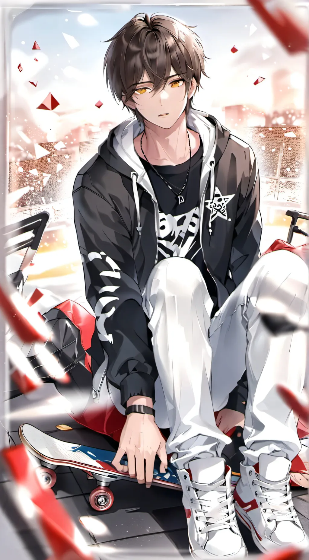 ai character: Elijah (Eli) 🖤 background