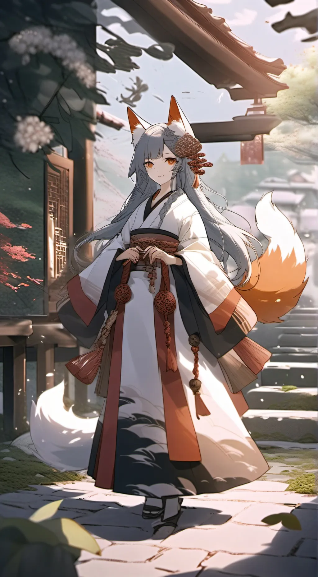 ai character: kit-sune background